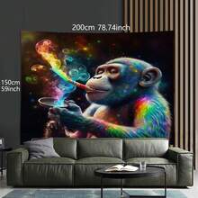 1 Stück großer Wasserfall Naturlandschaft Wandteppich, geeignet für Wohnzimmer Schlafzimmer Boho Stil Kunst Hintergrund dekorative Wandbehang - M - Übersicht 10