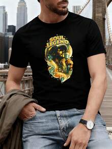 Men T-Shirts - Black - View 1