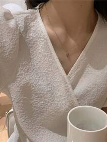 Women Blouses & Shirts - Apricot - View 3