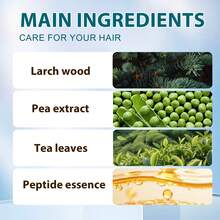 SUMIFANG 30毫升肽护发精华，源自云杉、豌豆提取物、茶叶和肽，滋养发根，强健秀发，增加头发厚度，增强头发弹性，减少脱发和断发。 - 荷荷巴 - 查看 8