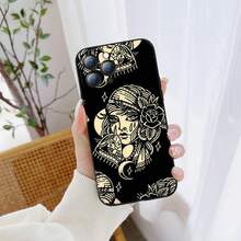 Funda de teléfono con diseño de tatuaje retro para iPhone 17 Air, 16, 15, 14, 13, 12, 11 - Negro6 - Ver 8