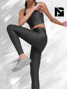 7/8 High-Waist Airlift Legging - Anthracite - 查看 3