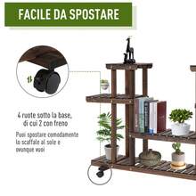 Flower Stand - Chocolate Brown - View 5