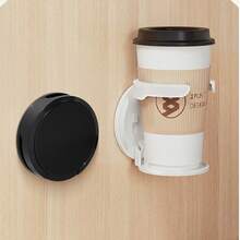 Tempat Gelas Lipat, Rak Gelas Gantung Dinding, Tempat Penyimpanan Minuman untuk Dapur, Kamar Tidur, Kantor, Mobil, Tidak Perlu Pengeboran - tempat gelas air - View 7