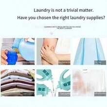 100/50/30 unidades Detergente para ropa en cápsulas 5-en-1, Bolas de lavado, Perlas de lavado, Fragancia duradera, Eliminación de manchas, Limpieza profunda, Tipo de fragancia, Suavizante de telas, Antiestático - Líquido - Ver 8