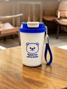 [1 cái] Cốc cà phê giữ nhiệt bằng thép không gỉ 380ml, kiểu dáng ngọt ngào, bình nước hàng ngày, tiện lợi khi đi du lịch, thích hợp sử dụng cá nhân hoặc làm quà tặng, quà Giáng sinh/Ngày lễ, đáp ứng nhu cầu hàng ngày - Nhiều màu - Xem 7