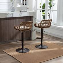 Barstools - Beige + Linen + Foam - View 10