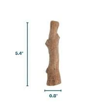 Dogwood Dog Chew Toy Real-Wood Blend Natural Flavor And Texture Moderate Chewers Small 5.4" - Gói nhỏ gồm 1 sản phẩm - Xem 6