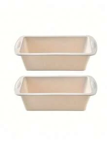 2个硅胶面包烤盘，不粘易脱模长方形硅胶蛋糕烤盘，适用于烘焙面包，柔软耐用的硅胶烘焙模具和面包模具，吐司烤盘，布朗尼面包烤盘，蛋糕模具 - 查看 17