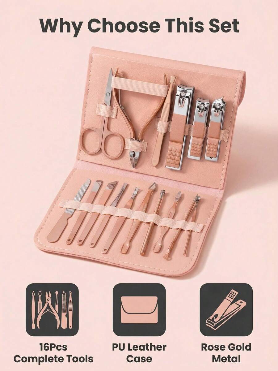 11/15pcs Nail Care Set, Suitable For Home Use - Multicolor - View 1