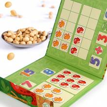 Magnetic Number Puzzle, Interesting Early Math Educational Toy, Paper Teaching Aid, Preschool Subtraction New Toy - Multicolor - View 9