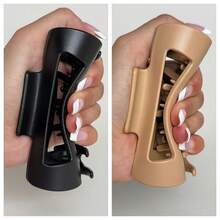 2个装时尚柔软发夹 - 强力防滑，符合人体工学设计，呵护秀发，高品质防滑发夹，新款耐用不易断造型配件 - A - 查看 10