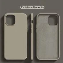 1 pieza Funda de teléfono de silicona líquida de lujo, compatible con Apple 17 Air 16e 11 13 12 14 15 Pro Max, adecuada para iPhone 16 Pro Max, cubierta protectora a prueba de golpes - Color de la fruta del dragón - Ver 10