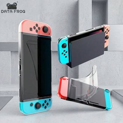  DATA FROG Switch TPU Soft Transparent Protective Case Dockable Cover Shell Frame Protector