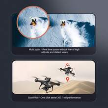 S116 MAX Drone With Dual HD Camera, Brushless Power Obstacle Avoidance Drone, Optical Flow Hover FPV Live Video, Easy To Fly RC Quadcopter For Beginners, Kids And Adults - 查看 3