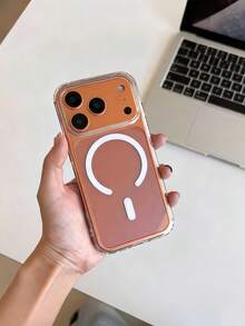 磁吸充电手机壳，兼容 17、17 Air、17 Pro、17 Pro Max，透明亚克力超薄保护壳，也适用于 13、11、16 Pro Max、15、14 Plus、12 Mini、XS Max、7、8 Plus、16e - 無色 - 查看 3