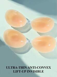 Áo ngực silicon dày dặn, không lộ đường may, chống thấm nước và thoải mái dành cho nữ. - Màu be - Xem 1