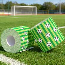 World Cup Theme Toilet Paper Roll - Full Color Printed Soccer Design, 3-Ply Thickened Tissue, Decorative Bathroom Tissue For Game Day Parties, Living Room, Dining Table Decor, Fun Sports Fan Gift & Party Supplies - Multicolor - View 2