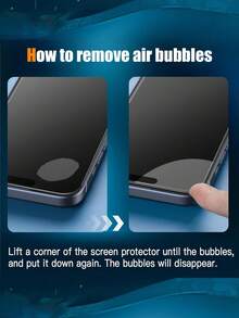 2pcs Anti-Peeping Privacy Screen Protector, Compatible With IPhone 17e/17 Pro Max/16 Pro Max/15 Pro Max/14 Pro Max/13 Pro Max/12 Pro Max/17 Pro/16 Pro/15 Pro/14 Pro/17 Air/16/15/14/13/12/11 And Other Series - Black - View 7