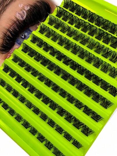 120 Pieces Of Mixed Clustered False Eyelashes, 0.07 Mm Thick, D/DD Curl, Mixed Length 8mm-16mm, Natural Style, Russian Flat Thick Fluffy Handmade Mink False Eyelash Clusters, Suitable For Halloween Dramatic Makeup, Holiday Makeup, Christmas Makeup, Must-Have False Eyelash Clusters For Beginners, False Eyelashes, False Eyelashes, Cluster Lashes, Individual Eyelashes, Fake Tan, Summer