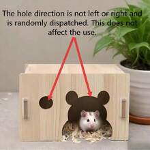 这款木制小型宠物屋套装包含5根苹果枝磨牙棒、一个仓鼠笼、宠物玩具、一个小型宠物笼和一个窝。这款创意木制小屋适合仓鼠缓解压力、躲藏和休息，同时还能磨牙。 - 均碼 - 查看 2