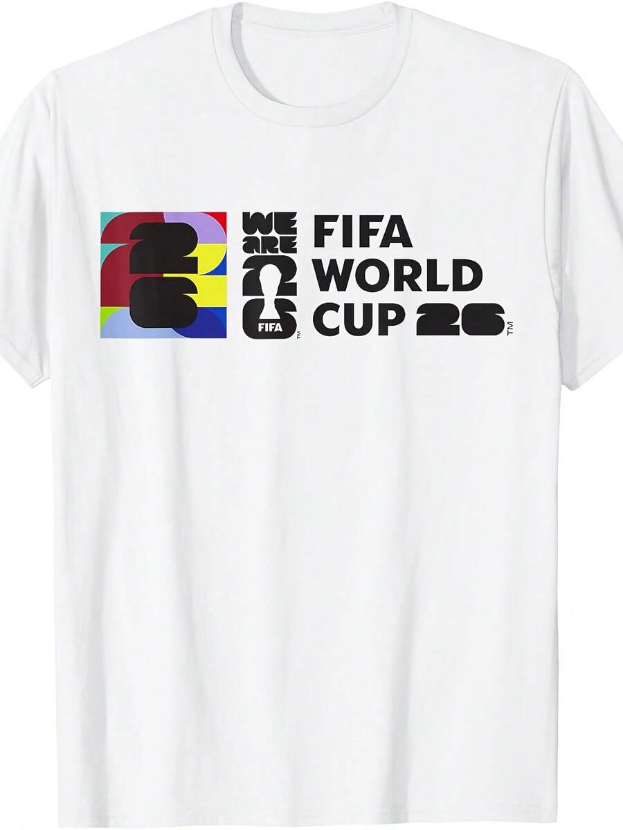 FIFAs World CUP26 Event Colorblock T-Shirt - White - View 1