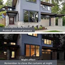 One-Way Perspective Window Film For Home Use, Insulating Glass Film That Blocks 99% Of Ultraviolet Rays, Used For Windows, Balconies, Privacy Protection, Mirror Reflective Glass Stickers - 1PC - View 4