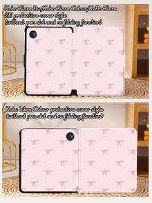 Kingsung 粉色蝴蝶结图案平板电脑保护套,兼容 iPad 9.7/10.2/10.5/10.9/12.9/Pro 11(第十代)、Air 8 (M4) 2026(11/13 英寸),兼容三星 Galaxy Tab S6 Lite 10.4 英寸,兼容 Kindle Paperwhite 第十二代(2024 年款)、Kindle 第十一代(2022 年款),提供轻柔防摔保护,支持智能支架/自动唤醒/睡眠功能。 - 彩色 - 查看 9