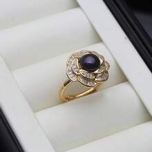 Pearl Rings For Women Mother's Day - Pink Pearl Ring - View 4
