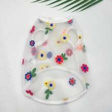 Cute Mesh Dog Shirt Summer Breathable Pet Vest For Small Dogs Cats, Colorful Dot Print Puppy Tank Top, Lightweight Dog Clothes For Chihuahua Yorkie Teddy - Multicolor - View 12