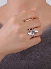 1 chiếc nhẫn thép không gỉ dành cho nữ, kiểu dáng hình học sáng tạo, trang sức dự tiệc, quà tặng Ngày của Mẹ 2026, sản phẩm mới. - loạt cổ điển - Xem 8