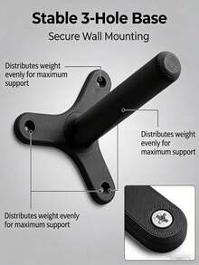 1pc Wall-Mounted Bracket For 125mm Angle Grinders | Space-Saving Tool Storage Rack, Suitable For Garage Workshops, Heavy-Duty Grinder Support, Easy To Install, Made Of Plastic, Suitable For Hobbyists And Craftsmen. - Multicolor - View 7