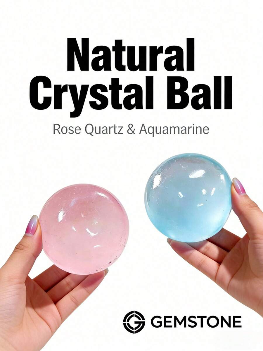 1pc Moldable Slow Rebound Blue Coconut Oil Handmade Squeezing Ball, 6cm Round Malt Stress Relief Squeeze Toy, Suitable For Ideal Holiday Gifts, Fun & Cute Gifts, Birthday Gifts, Easter Gifts, Halloween Gifts, Christmas Gifts, Party Favor Filler - 1件粉紅色 - 查看 1