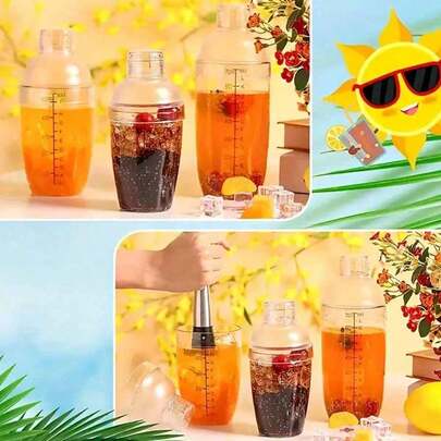 Cốc lắc cà phê trong suốt 500/700ml, đa chức năng với bộ lọc tích hợp, vạch chia độ, cốc lắc cầm tay dày dặn, dụng cụ pha chế chuyên nghiệp, thích hợp cho nước ép, sữa, cà phê tại nhà, các bữa tiệc và cắm trại ngoài trời.
