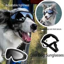 1Pc Pet Windproof Goggles, Adjustable UV Protection Dog Sunglasses For Small And Medium Dogs, Lightweight Pet Sports Glasses With Comfortable Strap, Eye Protection Goggles For Cycling, Hiking, Driving, Swimming, Walking And Outdoor Adventures - Multicolor - View 5