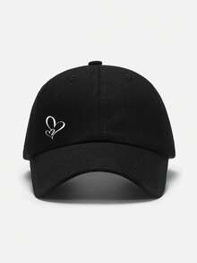 1顶男女通用休闲帽，春季百搭大帽围棒球帽，字母印花，街头时尚休闲帽，适合旅行、观光、海滩度假 - 彩色 - 查看 2