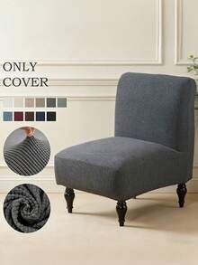 1 chiếc bọc ghế không tay bằng vải lông cừu Polar Fleece co giãn, bọc ghế cỡ lớn, bọc toàn bộ ghế sofa đơn cỡ lớn, bảo vệ đồ nội thất gia đình. - Nhiều màu - Xem 1