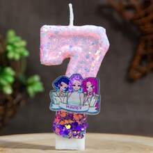 Hasbro Cartoon Girl Group Series Themed Birthday Cake Number Candles 0-9, Birthday Cake Decorations, Children Birthday Cake Candles - Multicolor - View 14