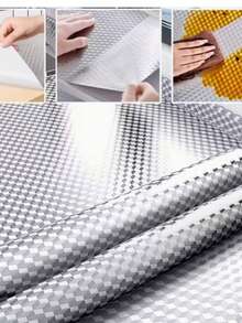 Miếng dán nhà bếp chống dầu mỡ, giấy dán tường tự dính chống thấm nước, tấm bảo vệ mặt bếp chịu nhiệt, miếng dán trang trí mặt bàn họa tiết vân đá cẩm thạch chịu nhiệt độ cao. - Xem 11