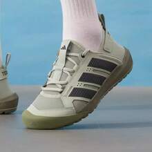 Adidas Unisex New Outdoor Sports Trekking Shoes - Green - View 3