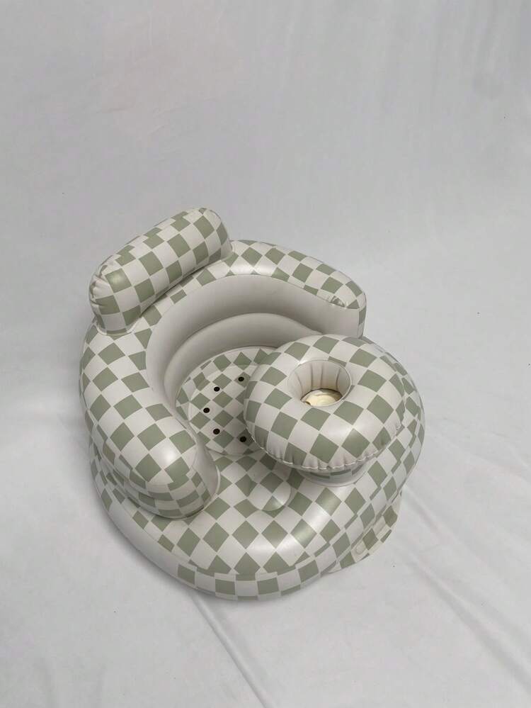 Ghế ăn dặm bơm hơi có khay, phù hợp cho bé từ 3-36 tháng tuổi, có thanh chắn an toàn và bơm hơi tích hợp, ghế tập ngồi, ghế ngồi sàn bơm hơi có tựa lưng, ghế ngồi đứng bơm hơi dùng trong nhà, ghế ngồi cho bé có thể gấp gọn, thảm ngoài trời di động, ghế ngồi sàn bằng PVC chỉ dùng để tập ngồi. - Nhiều màu - Xem 10