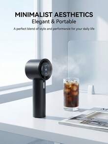 100-Speed Adjustable Handheld Portable USB Rechargeable 600mAh Smart Digital Display High Airflow Cooling Outdoor Travel Summer Fan - Multicolor - View 7