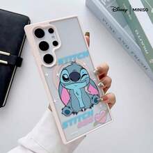 Ốp lưng điện thoại từ tính trong suốt MINISO Disney Stitch 626 Wink, hình trái tim lấp lánh dành cho Samsung S26 Ultra/S26 Edge/S26 Plus/S26/S25 Ultra/S25 Plus/S25/S25FE/S25Edge/S24Ultra/S24Plus/S24/S24FE/S23FE/S23Ultra/S23Plus/S23/S22Ultra/S22Plus/S22/A15/A16/A17/A35/A36//A54/A55/A56/ Quà tặng Giáng sinh cho bạn gái - Màu xanh lam - Xem 3