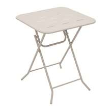 3-Piece Folding Bistro Set For Outdoor Use, E-Coated, Folding Garden Furniture, 2 Chairs And 1 Table, Weatherproof Conversation Set For Patio/Indoor Use, Beige - 米色 - 查看 7