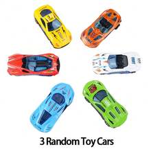 3Pcs Random Mini Diecast Cars Set With Track Launcher - Alloy Sports Car Toys For Boys, Pocket Racing Vehicles Gift - Multicolor - View 15