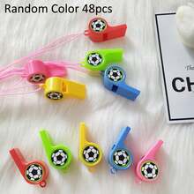 Plastic Whistles - Colorful Party Favors, Birthday Gift Bag Fillers, Carnival Creative Gifts (Random Assortment) Party Favors - Multicolor - View 12