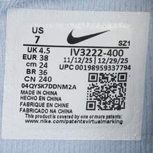 Nike Giày thể thao nữ W Air Force 1 '07 cổ thấp IV3222-400 - Xanh và trắng - Xem 8