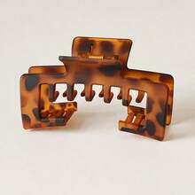 4个/套 4.13英寸/10.5厘米 大号女士棒球帽发夹，轻巧塑料发爪，玳瑁纹可调节发夹，时尚百搭高端简约纯色发爪，适合日常、休闲、派对、通勤、海滩、度假、扎马尾、盘发、洗脸、化妆、夏季服装配饰、夏季海滩发夹 - 彩色 - 查看 9