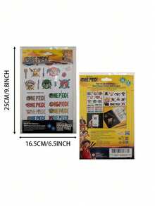 Netflix 1 Set Official One Piece Anime Stickers, Waterproof & Non-Wrinkle For Water Bottle, Phone, Skateboard, Fridge, Christmas, Halloween, Easter Gifts For Friends - Multicolor - View 2