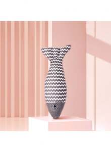 猫鱼造型自娱自乐毛绒逼真鱼形睡眠伴侣枕头娃娃，猫咪娃娃，亚麻鱼娃娃，小鱼，宠物猫娃娃，手工咀嚼娃娃 - 查看 8